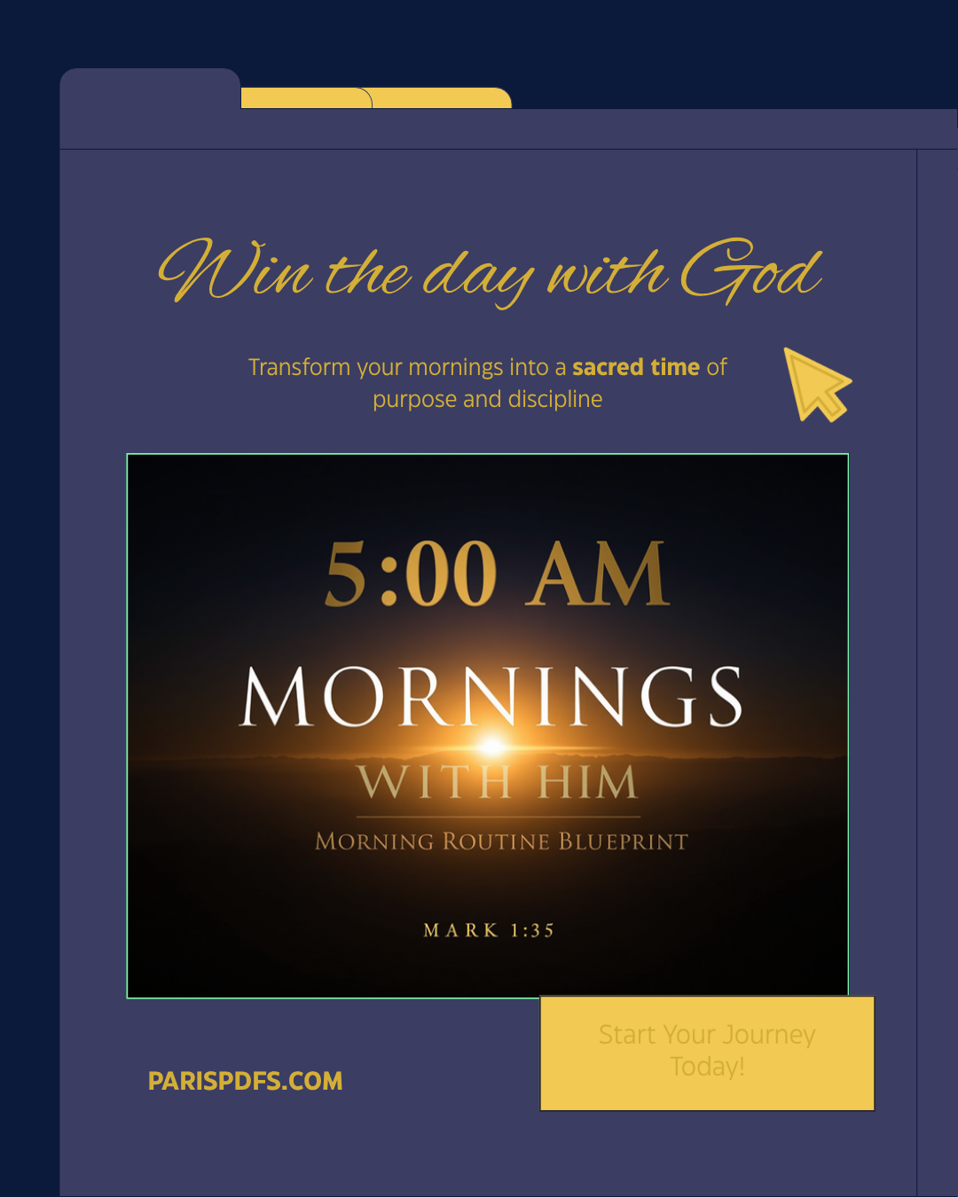 5:00 AM Mornings With Him — Morning Routine Blueprint