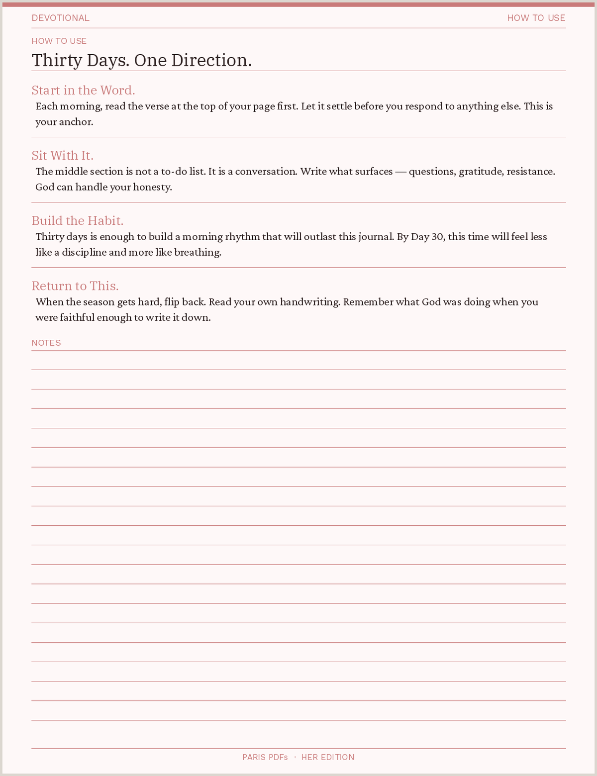Mornings With Him — 30-Day Devotional