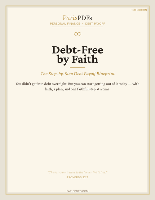 Debt-Free by Faith Blueprint Her Edition cover