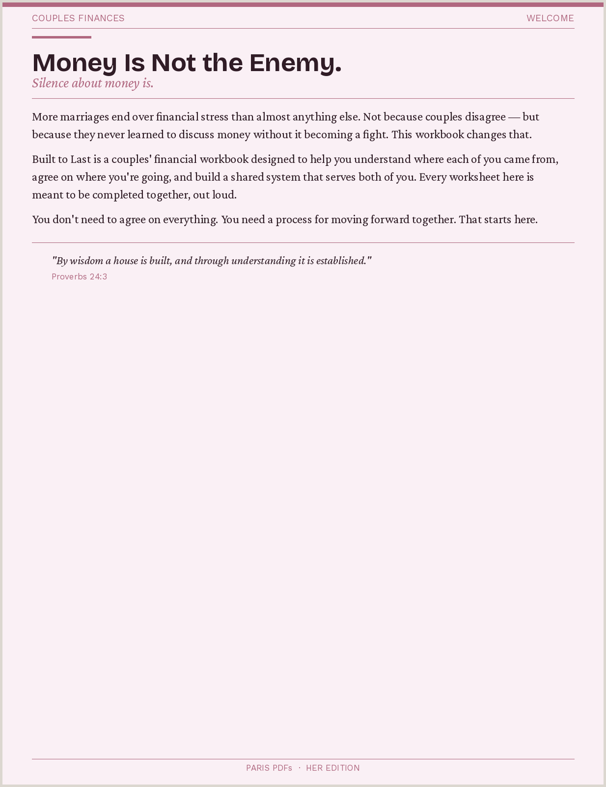 Built to Last: A Faith-Based Guide to Marriage, Money & Legacy