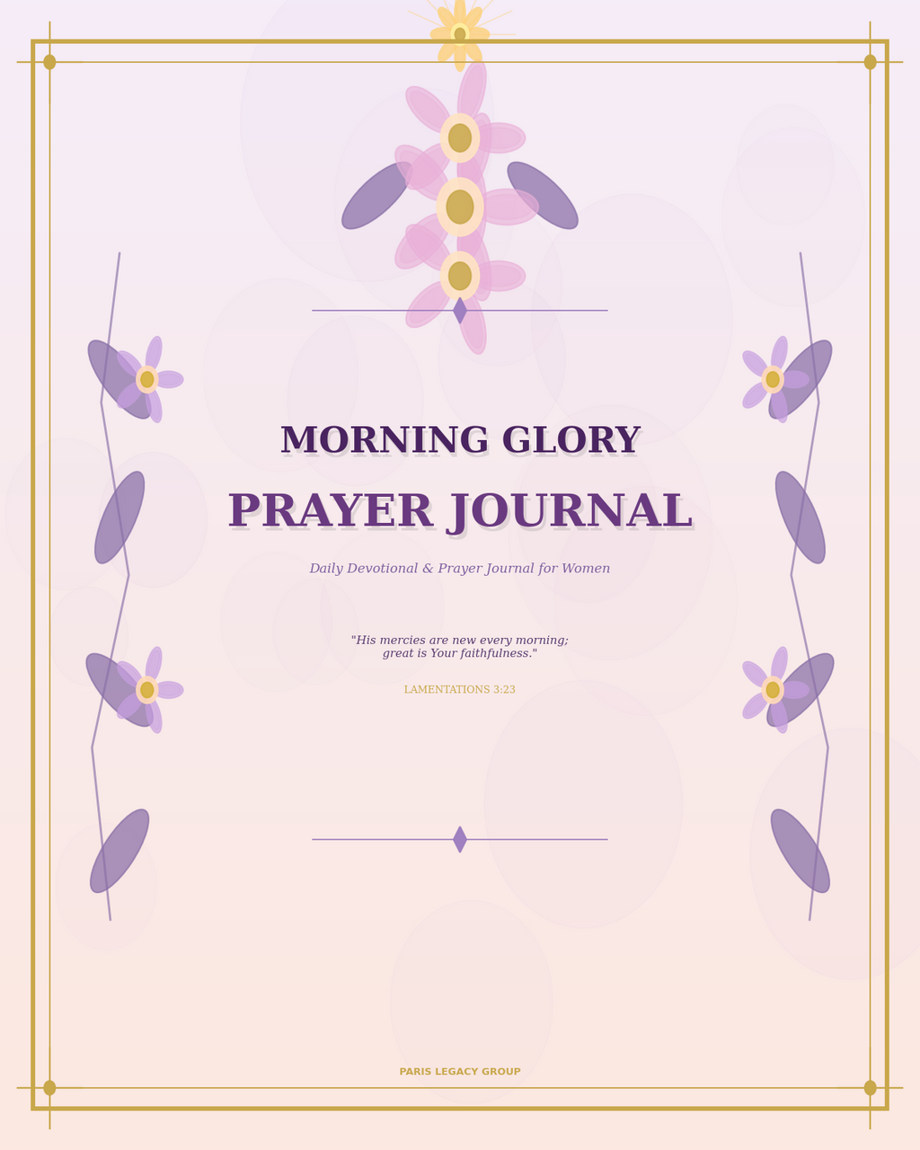 Morning Glory Prayer Journal — A Daily Devotional for Women