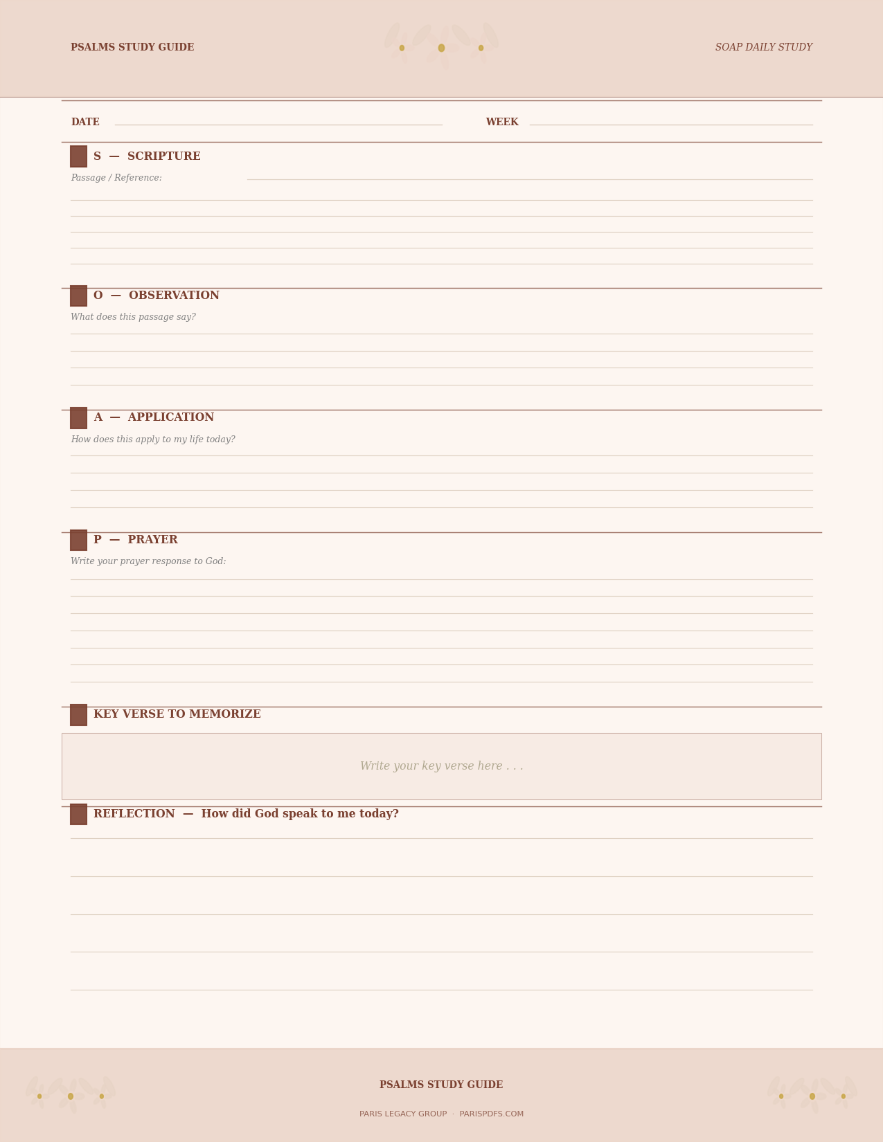 Psalms: A Woman's Study Guide — Chapter-by-Chapter Devotional Journal