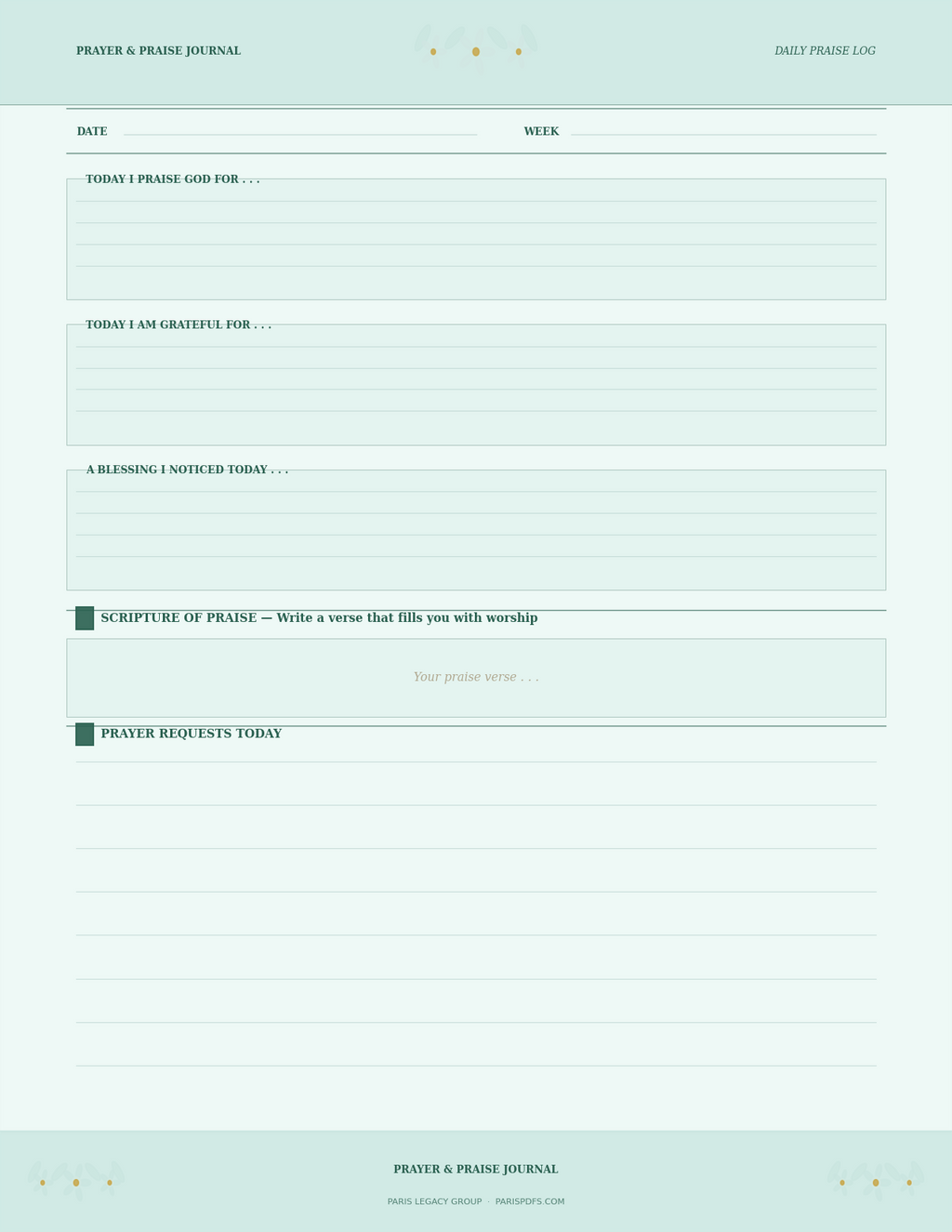 Prayer + Praise Journal — A Warrior's Guide for the Praying Woman