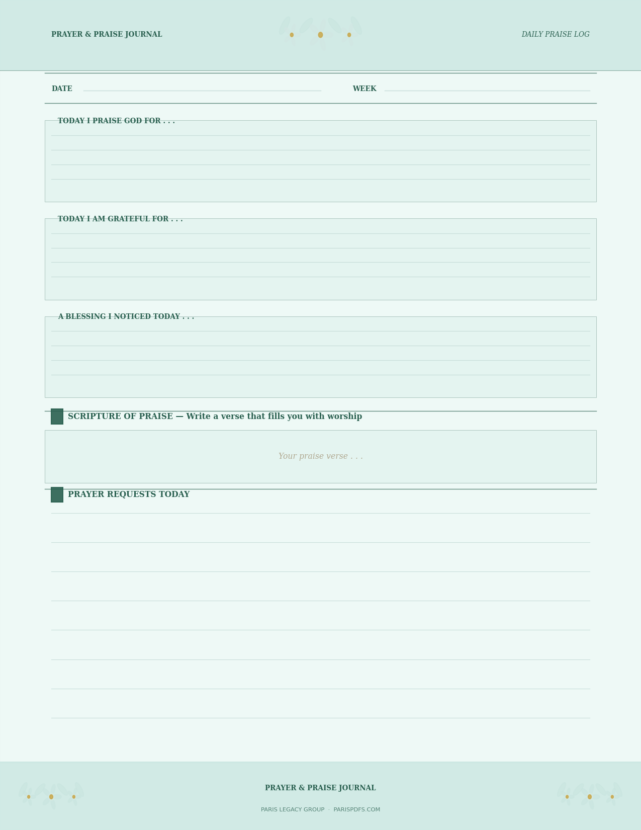 Prayer + Praise Journal — A Warrior's Guide for the Praying Woman