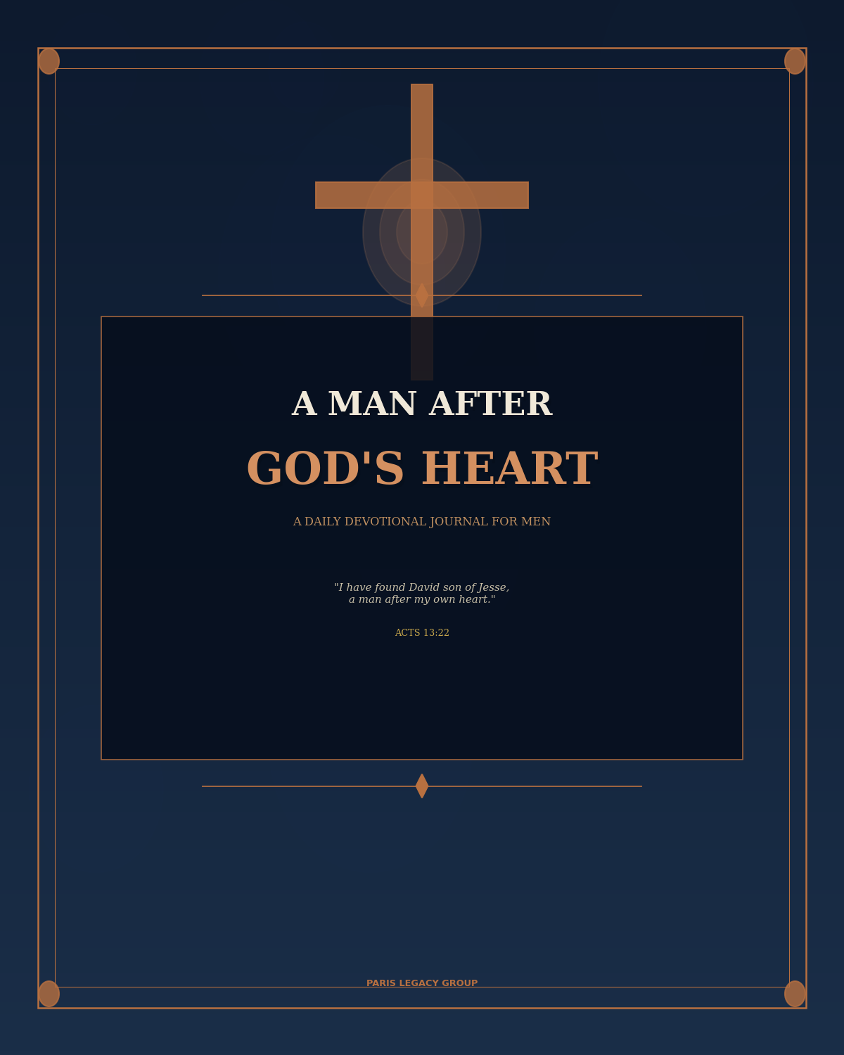 A Man After God's Heart — Men's 90-Day SOAP Bible Study Journal