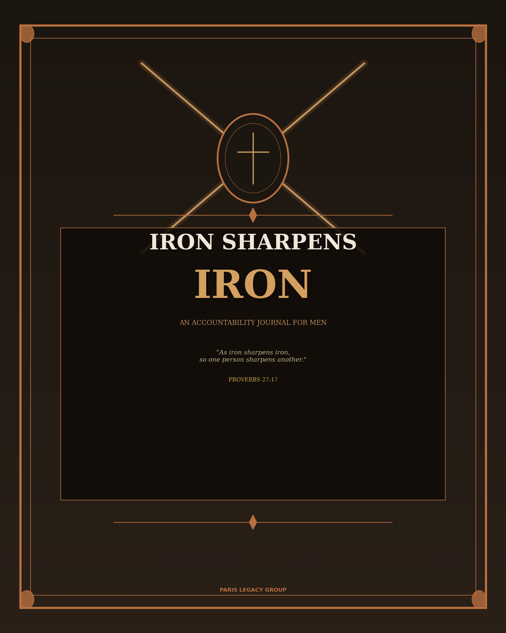 Iron Sharpens Iron — A Verse-by-Verse Accountability Workbook for Men